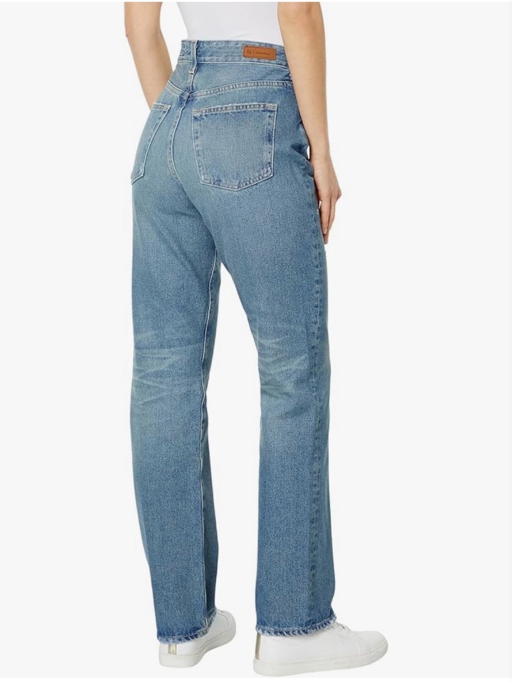 AG Alexxis High Rise Vintage Straight Jeans Size 26 EUC